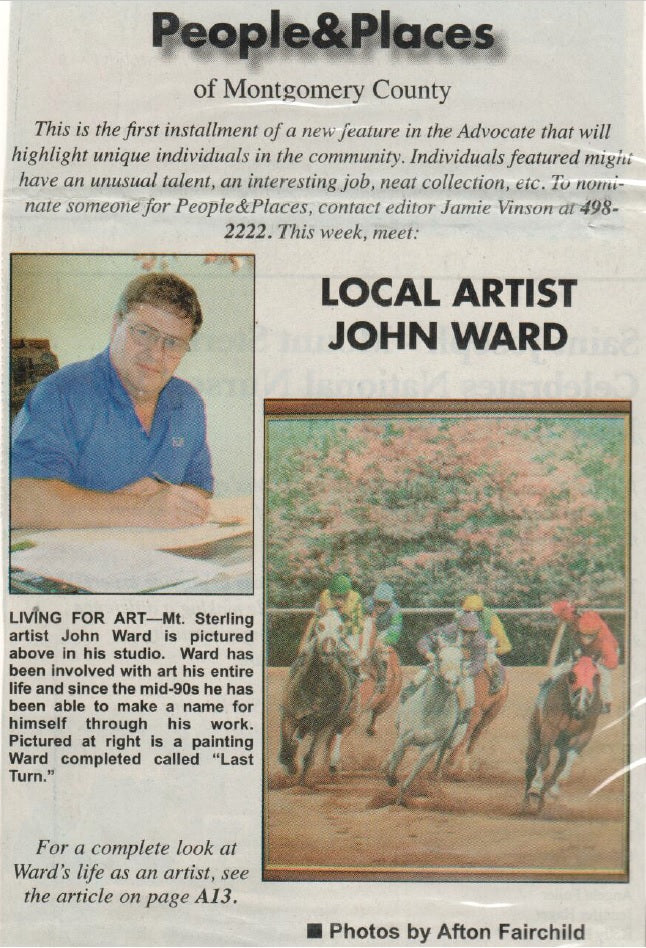 Local Man Makes Art Life, Legacy John Ward