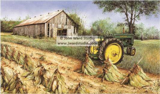 Tobacco Scene Painted for Ohio Tobacco Festival