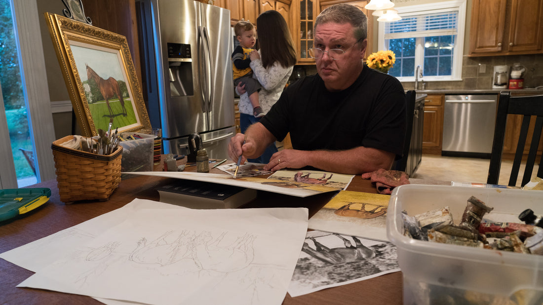 John Ward artist Mountain Workshop