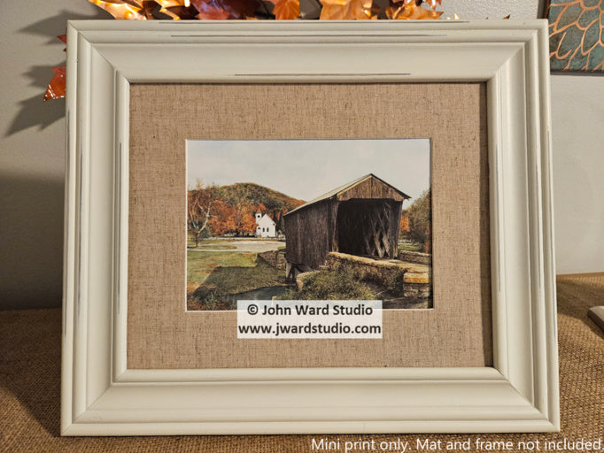 Goddard White Covered Bridge by John L. Ward www.jwardstudio.com