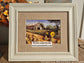 Harvest Time by John Ward www.jwardstudio.com John Deere tractor tobacco field wood barn