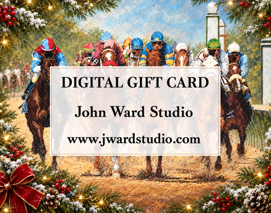 Christmas theme John L. Ward Studio gift card to John L. Ward Studio www.jwardstudio.com