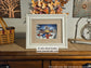 Winter Splendor by John Ward www.jwardstudio.com winter cardinal town Christmas scene