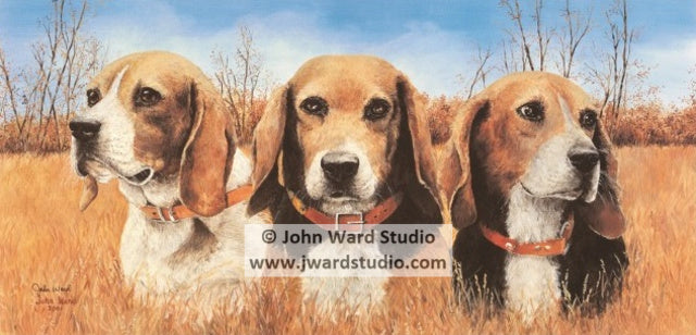 Champions by John Ward www.jwardstudio.com beagle dog hunting