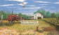 Housing Time by John Ward Farmall Tractor www.jwardstudio.com tobacco barn farming