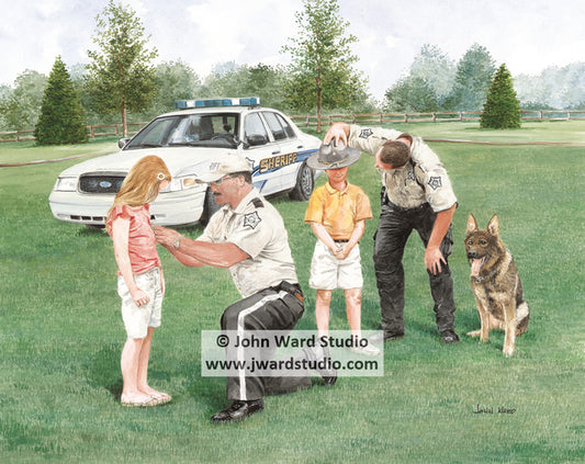 Kentucky Sheriffs Association by John Ward www.jwardstudio.com police car deputy dog german shepherd