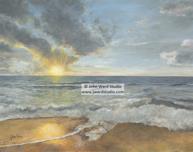 Sun Sand and Sea by Kentucky Artist John Ward